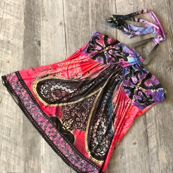 Boston Proper Tops - Boston Proper Bohemian Halter Top/Cami M